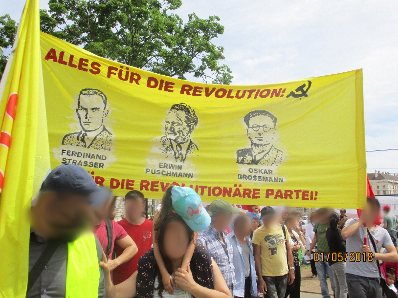 1. Mai 2018 in Österreich: Alles für die Revolution! Alles für die revolutionäre Partei!