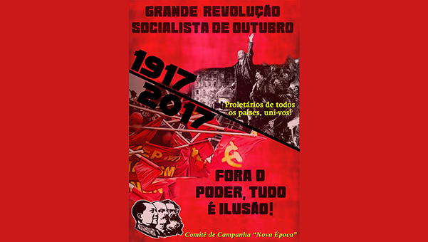 Poster Octoberrevolution Portuguese