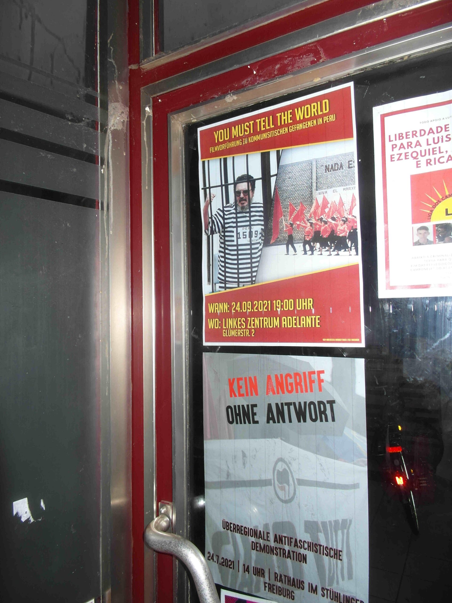 Freiburg: Malungen und Filmvorführung am 24.09. zu Ehren des Vorsitzenden Gonzalo