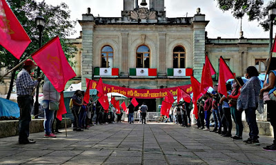 Mexiko: Aktion anlässlich des 6ten Jahrestags des Verschwindenlassen von 43 Studenten
