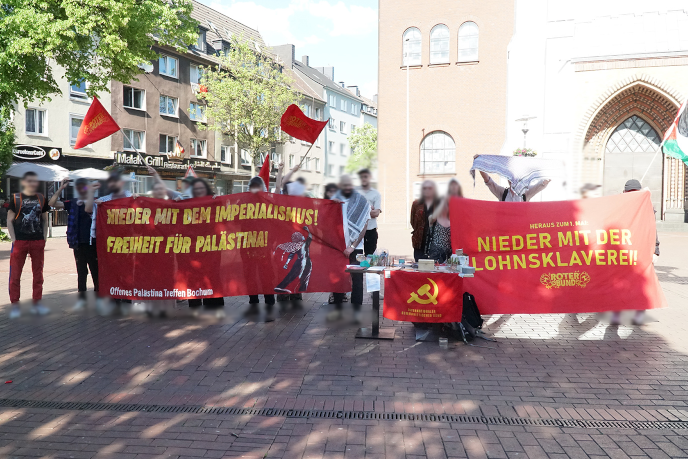 Kundgebung des Roten Bund in Dortmund