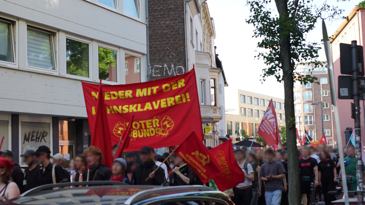 Revolutionäre Demonstration in Koeln