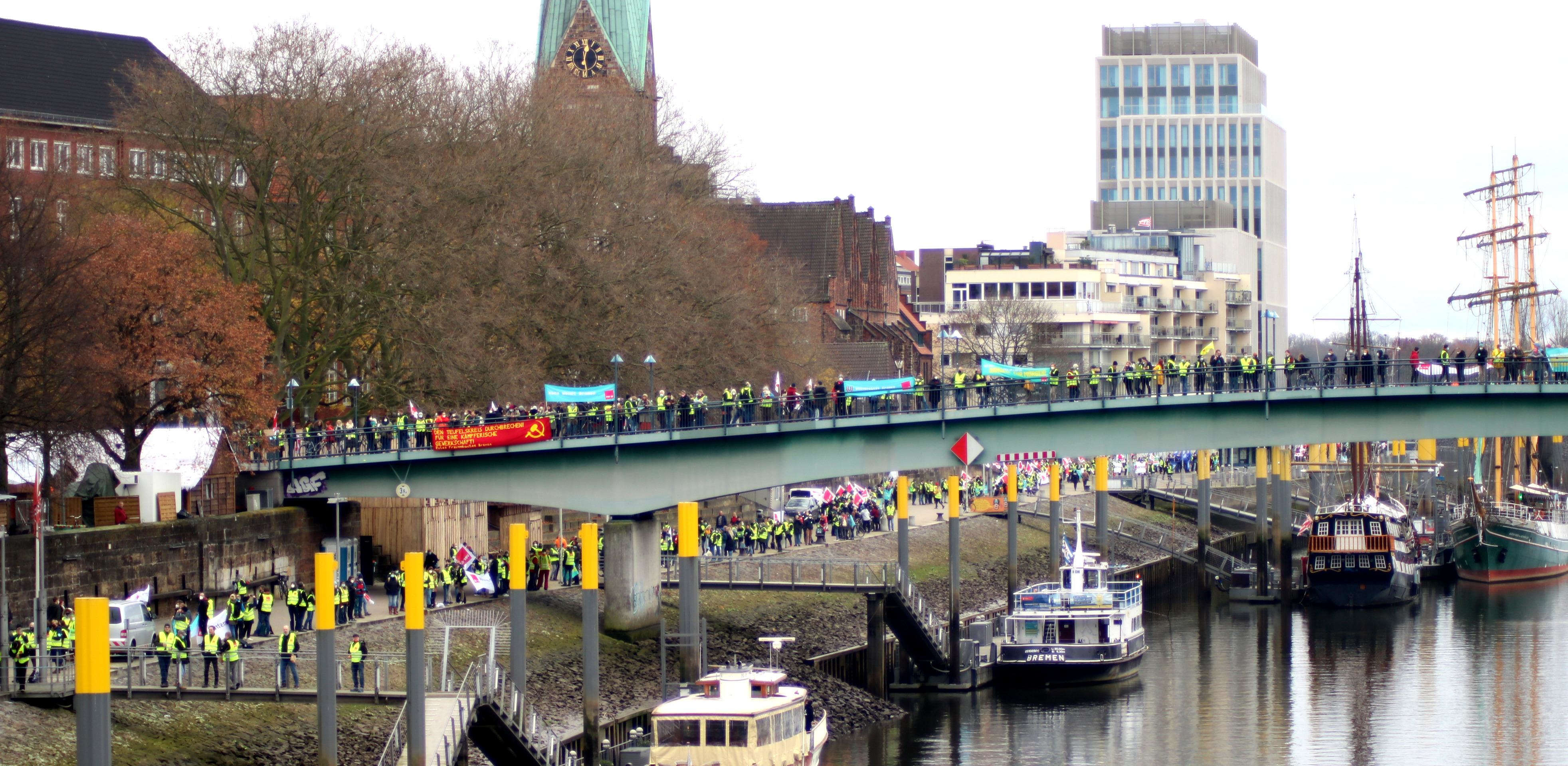 Öffentlicher Dienst Streik Bremen November 21 IV