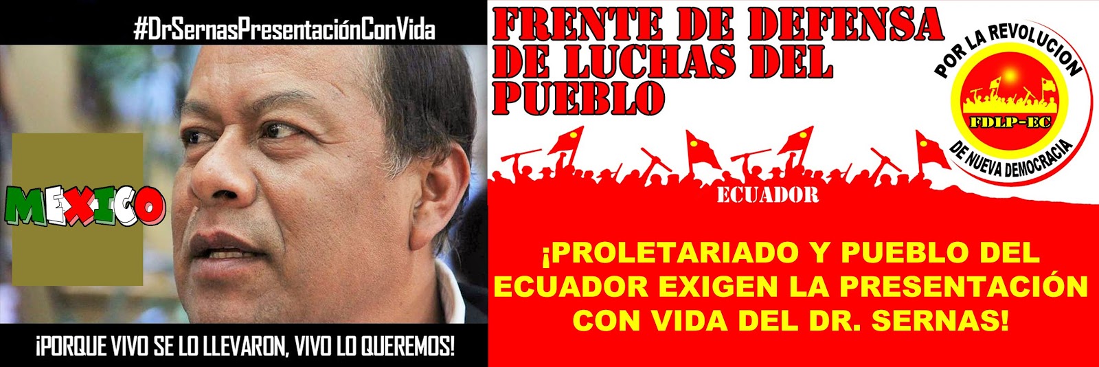 Dr. Ernesto Sernas García solidaridad FDLP EC