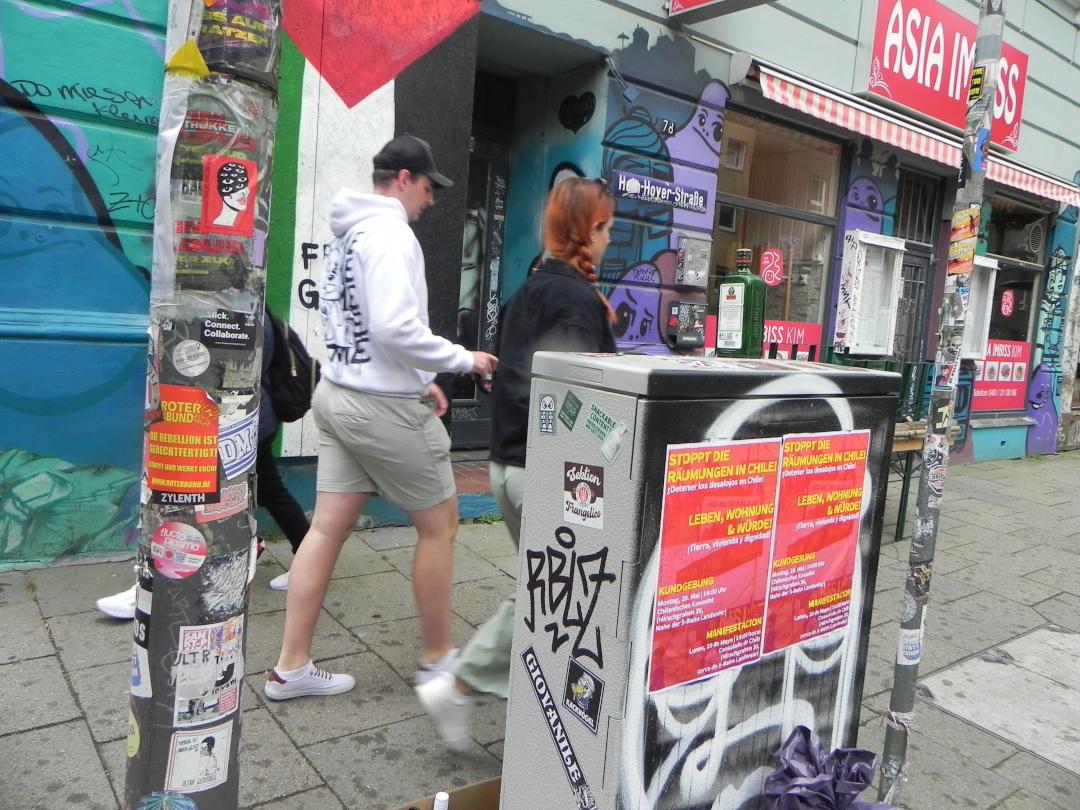 Kundgebung Toma 17 de Mayo Hamburg Plakat 2