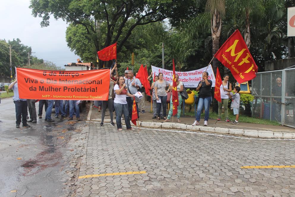 8 märz 2017brasilien Demonstration