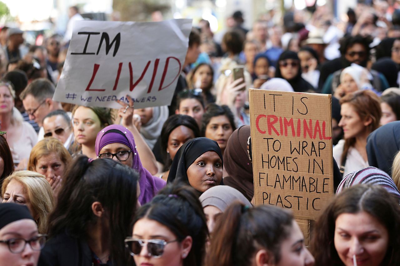 London Grenfell Protest 2